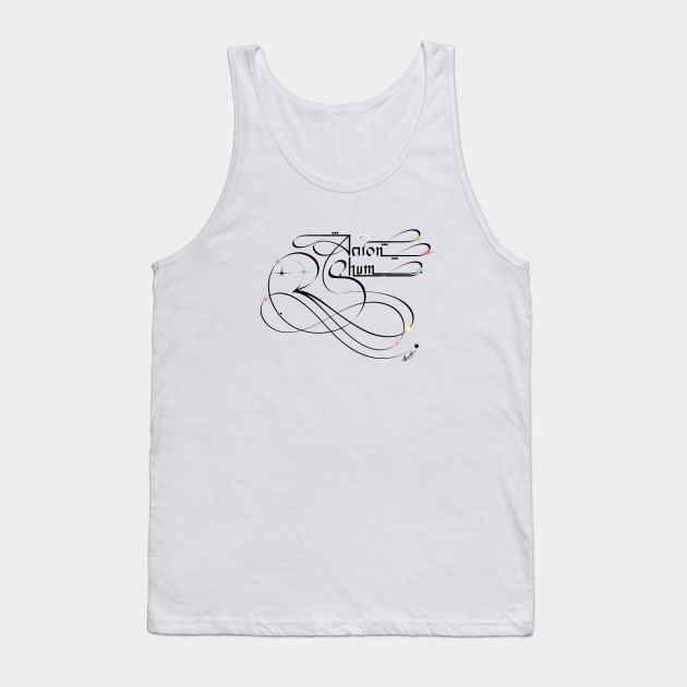 Aaron Shum Male Name Calligraphy Tank Top by AhMath